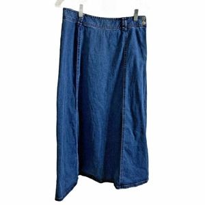 Charter Club Denim Midi Skirt Modest